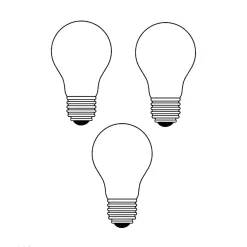 Paslab Dimmables>3 x Ampoule E27 9W LED
