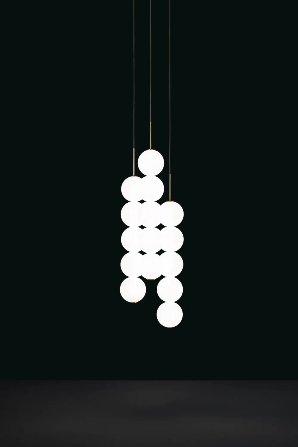 Terzani Suspensions>Abacus 3 - 50cm Suspensions LED Blanc