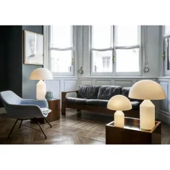 Oluce Lampes À Poser|Lampes À Poser>Atollo S 236 Lampes à poser Opaline opaque