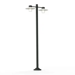 Roger Pradier Lampadaires>Aubanne N°5 Verre Clair Lampadaires Outdoor