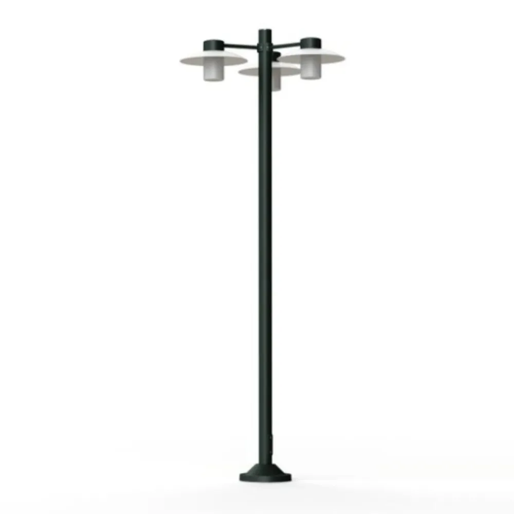 Roger Pradier Lampadaires>Aubanne N°6 Verre Dépoli Lampadaires Outdoor