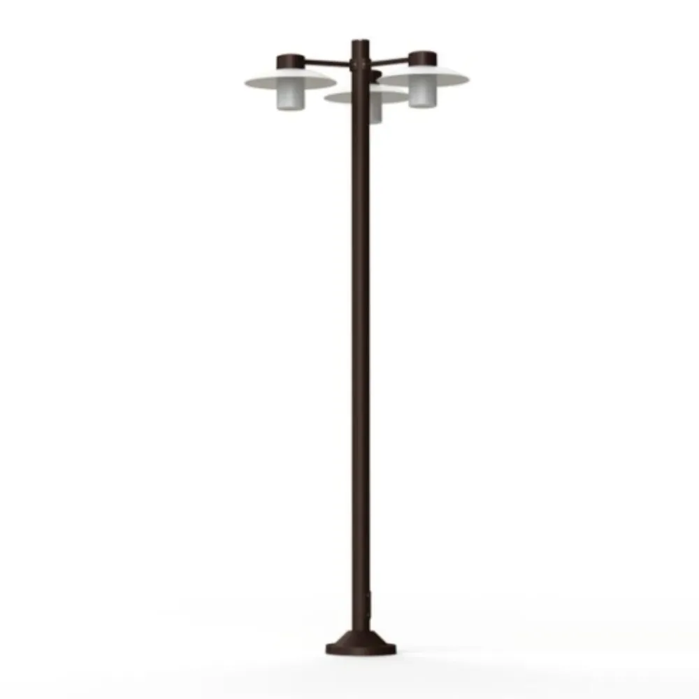 Roger Pradier Lampadaires>Aubanne N°6 Verre Dépoli Lampadaires Outdoor
