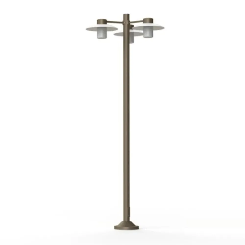 Roger Pradier Lampadaires>Aubanne N°6 Verre Dépoli Lampadaires Outdoor