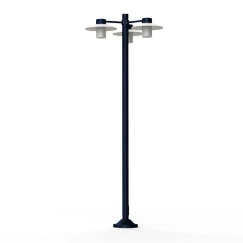 Roger Pradier Lampadaires>Aubanne N°6 Verre Dépoli Lampadaires Outdoor