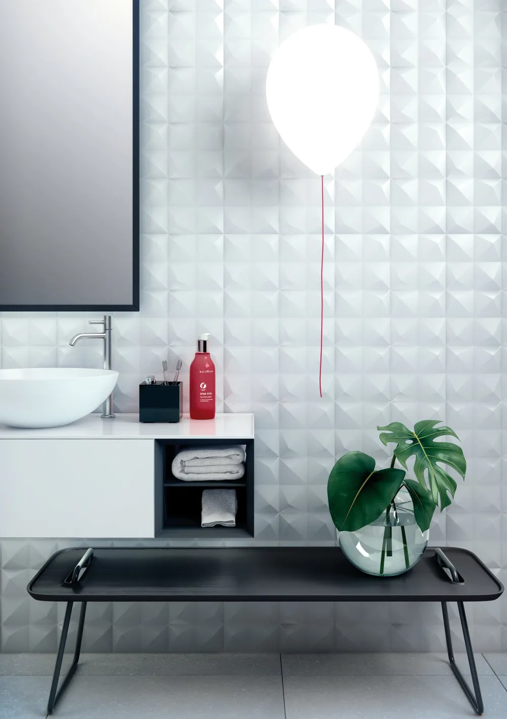 Estiluz Appliques>Balloon Appliques Blanc avec interrupteur