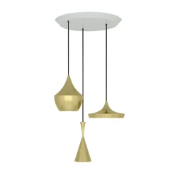 Tom Dixon Suspensions>Beat Trio Round Suspensions LED