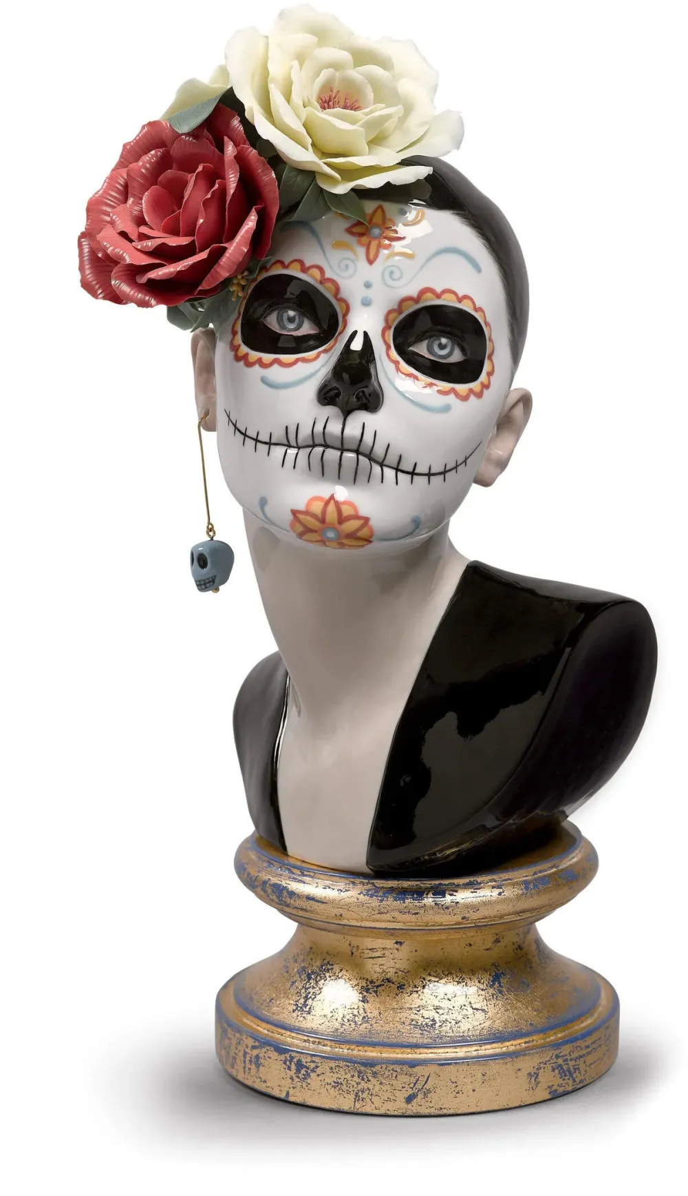 Lladro Figurines>Beautiful Catrina Figurines Noir