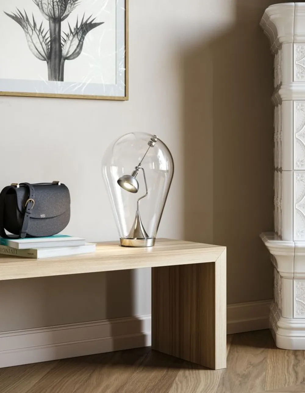 Lodes Lampes À Poser|Lampes À Poser>Blow Lampes à poser LED Chrome Verre transparent