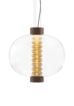 KDLN Suspensions>Bolha Suspensions LED Transparent-Ambré