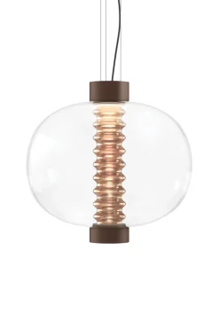 KDLN Suspensions>Bolha Suspensions LED Transparent-Ambré