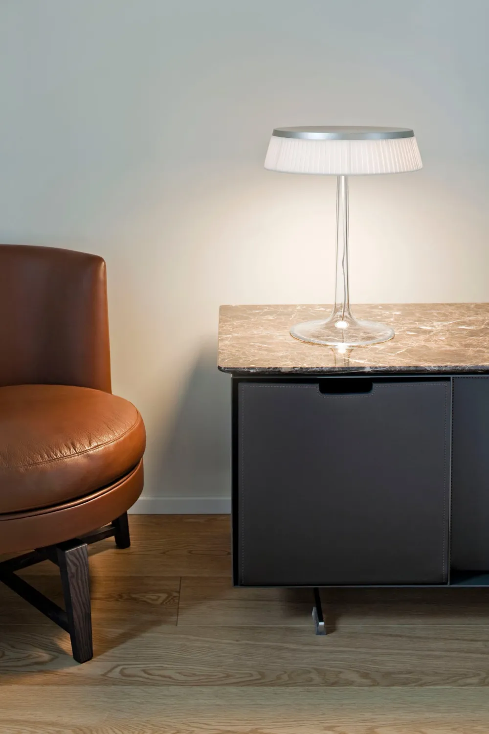 Flos Lampes À Poser|Lampes À Poser>Bon Jour chrome Lampes à poser LED