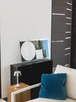 Flos Lampes Nomades|Lampes À Poser>Bon Jour unplugged chrome mat Baladeuses et nomades LED