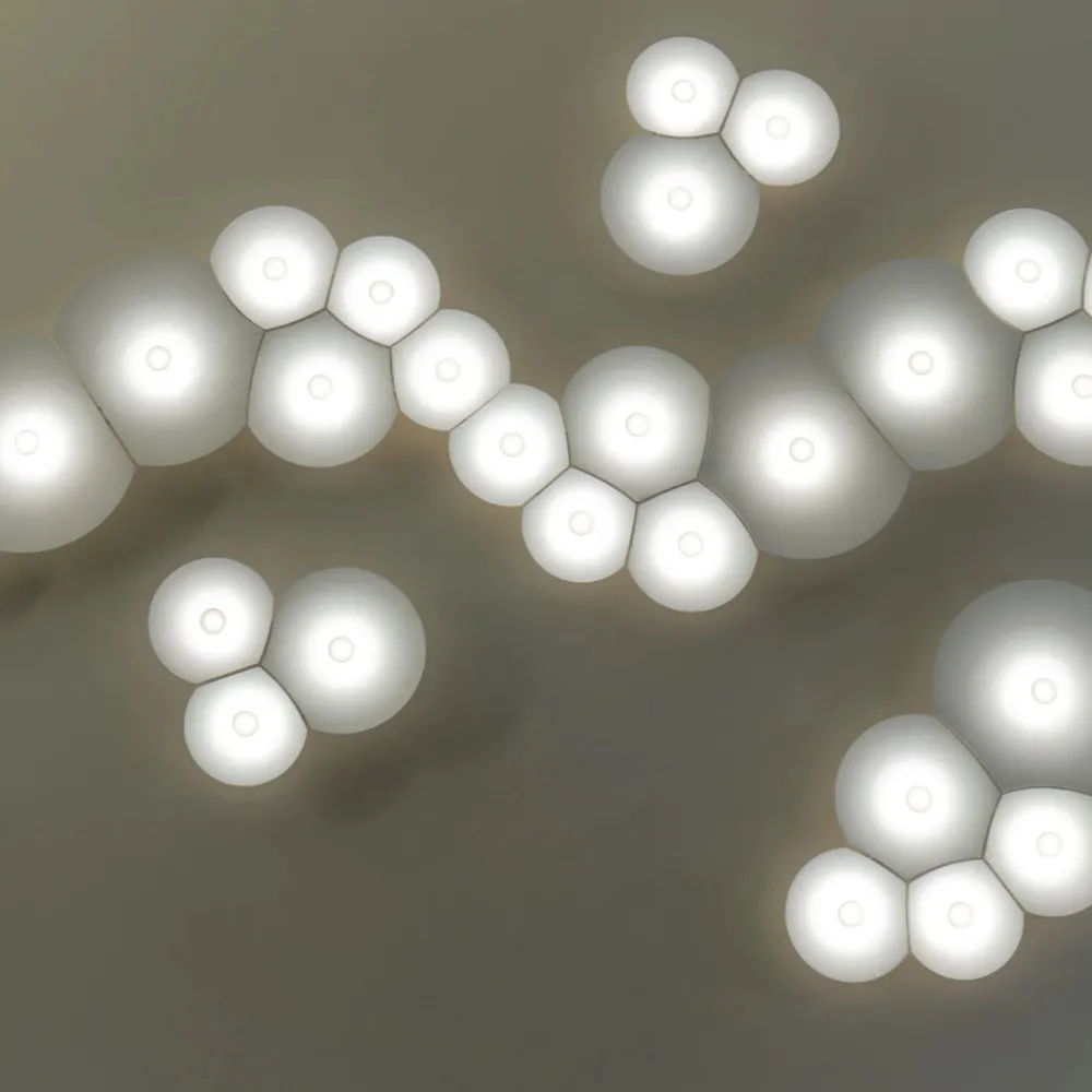 Luceplan Plafonniers>Bulbullia Blanc 37x31 Plafonniers