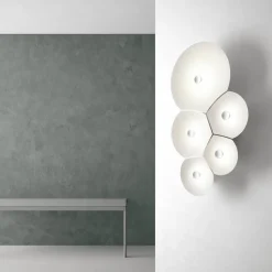 Luceplan Plafonniers>Bulbullia 62x37 Plafonniers Blanc