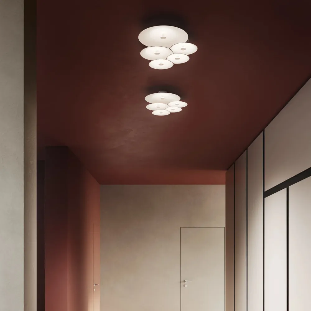 Luceplan Plafonniers>Bulbullia 62x37 Plafonniers Blanc