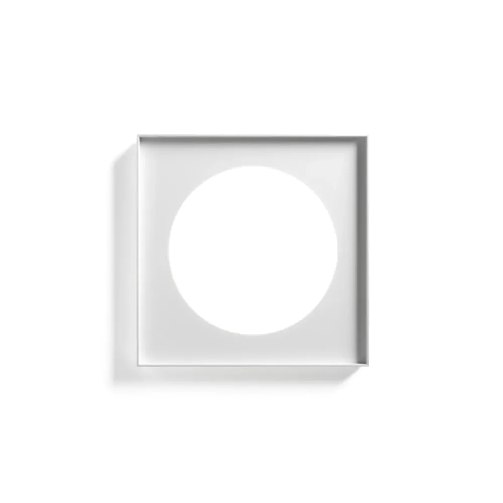 Luceplan Plafonniers|Appliques>Cassette 90x90cm Appliques Plafonniers LED Blanc mat