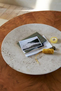 u0026tradition Art De La Table>Centre De Table Plate Collect SC55 Travertin