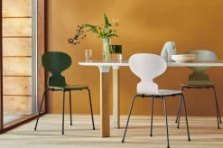 Fritz Hansen Chaises|Bureau>Chaise ANT Beige Clair & Chrome
