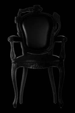 Moooi Chaises|Salon>Chaise Smoke Avec Accoudoirs Noir