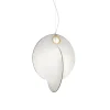 Flos Suspensions>Cocoon Overlap S1 Suspensions Blanc ø65,5cm