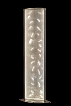 Thierry Vidé Lampadaires>Colonne Aile Lampadaires LED Argent