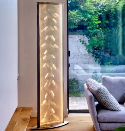 Thierry Vidé Lampadaires>Colonne Aile Lampadaires LED Argent