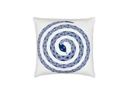 Vitra Enfant|Coussins Et Plaids>Coussin Graphic Print Snake Bleu
