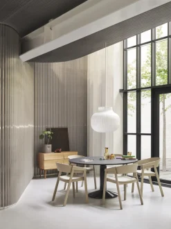 Muuto Fauteuils|Chaises>Cover Fauteuil avec coussin en cuir