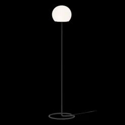 Wever u0026 Ducré Liseuses|Lampadaires>Dro Floor 3.0 Lampadaires Noir et Verre Opalin Blanc