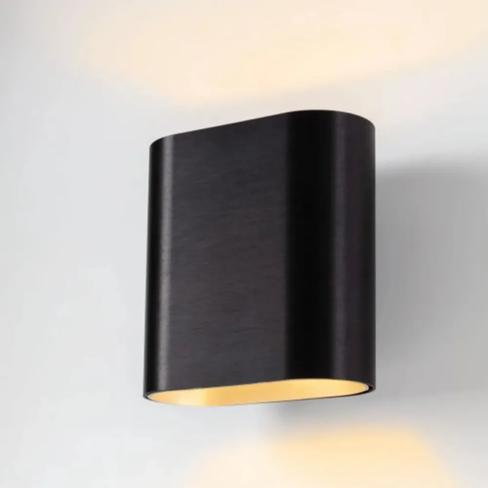 Modular Appliques>Duell Outdoor Appliques LED Noir-Or anodisé