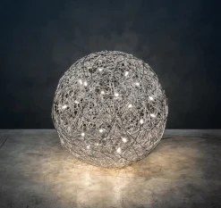 Catellani u0026 Smith Lampes De Sol|Lampes À Poser>Fil De Fer Outdoor Lampes de sol Argent ø50cm