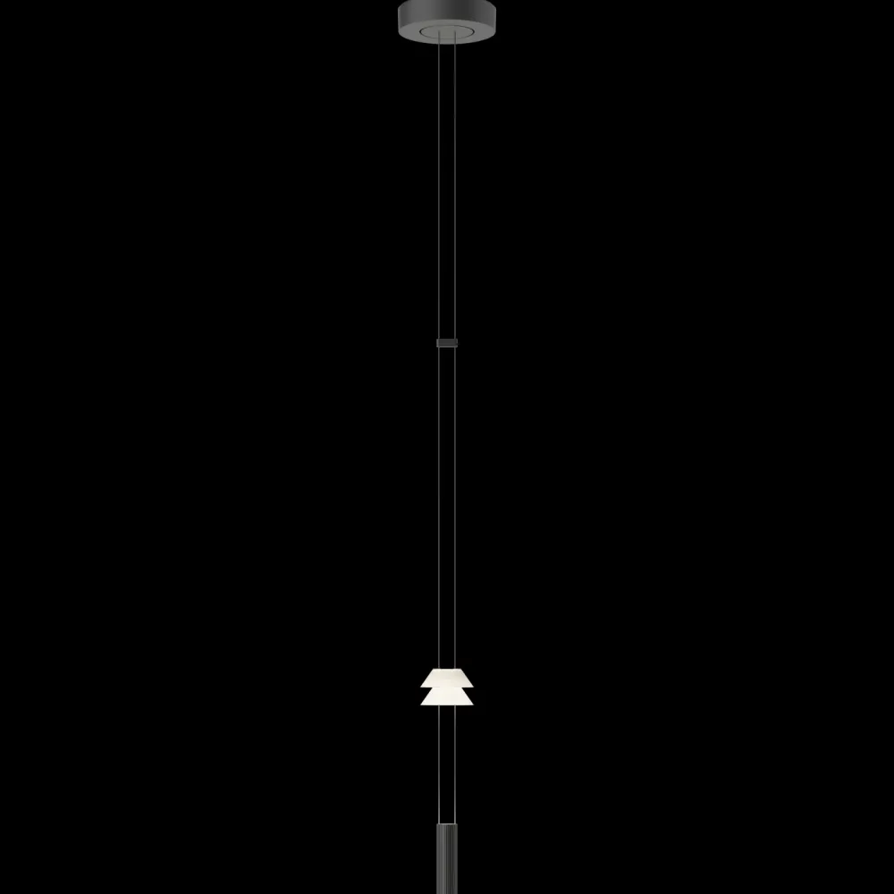 Vibia Suspensions>Flamingo mini 1580 Suspensions LED Noir