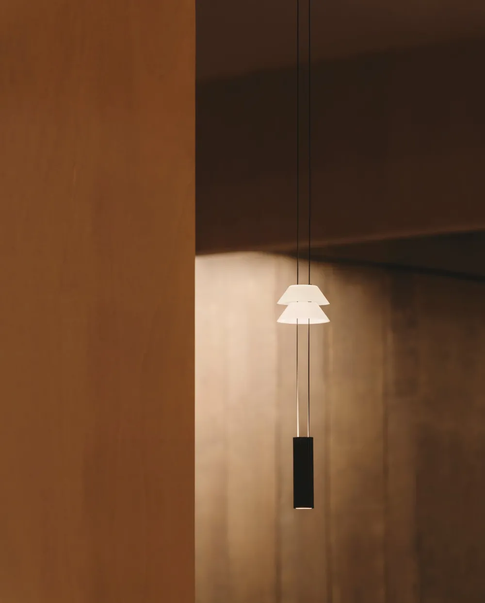 Vibia Suspensions>Flamingo mini 1580 Suspensions LED Noir