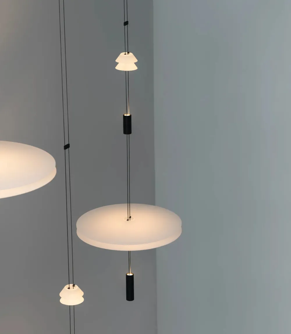 Vibia Suspensions>Flamingo mini 1590 Suspensions LED Noir