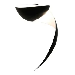 Serge Mouille Appliques>Flamme droite Appliques Noir