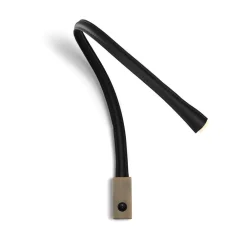 Contardi Liseuses|Appliques>Flexiled 90cm Cuir base Bronze avec interrupteur Appliques LED