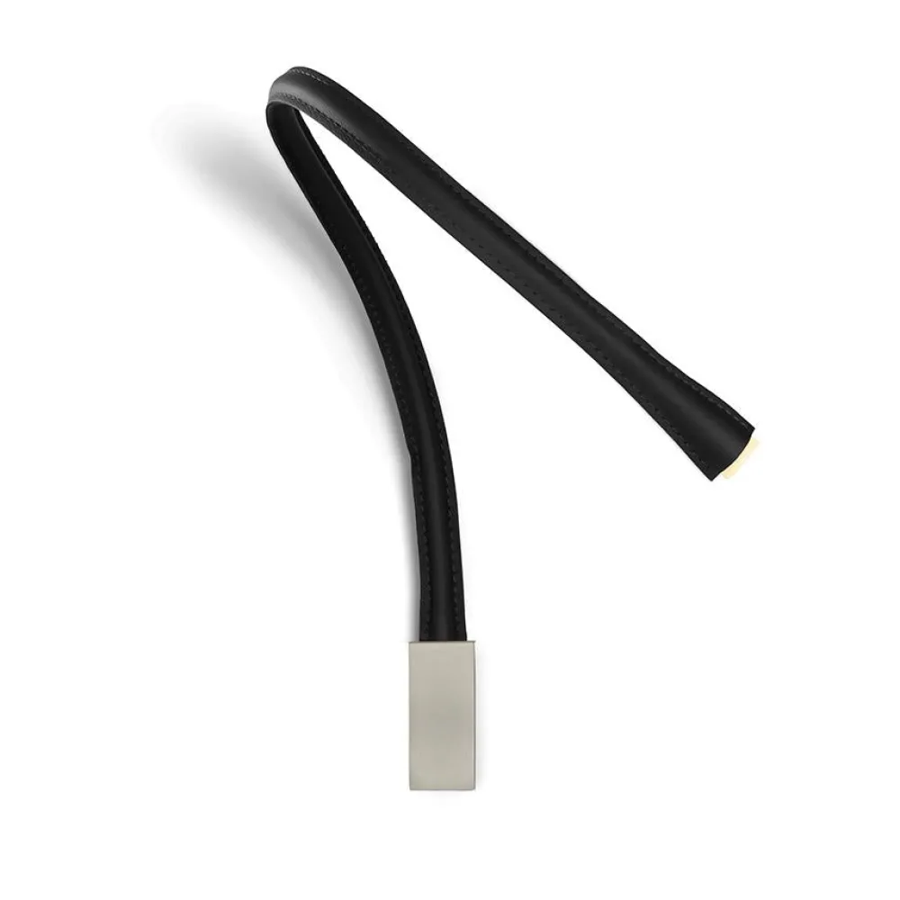 Contardi Liseuses|Appliques>Flexiled 90cm Cuir base Nickel sans interrupteur Appliques LED