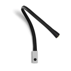 Contardi Liseuses|Appliques>Flexiled 90cm Cuir base Nickel avec interrupteur Appliques LED