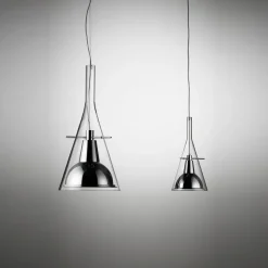 Fontana Arte Suspensions>Flute XXL Suspensions Chrome