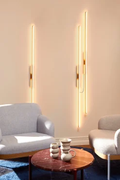 Contardi Appliques>Fly AP Appliques LED Nickel doré satiné