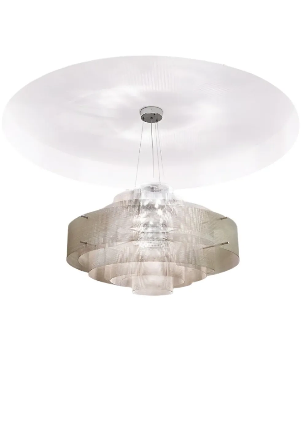 Thierry Vidé Suspensions>Galaxie Ø70cm Suspensions Argent