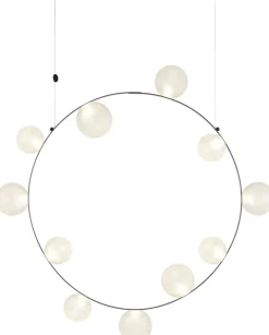Moooi Suspensions>Hubble Bubble 11 Frosted Suspensions Blanc