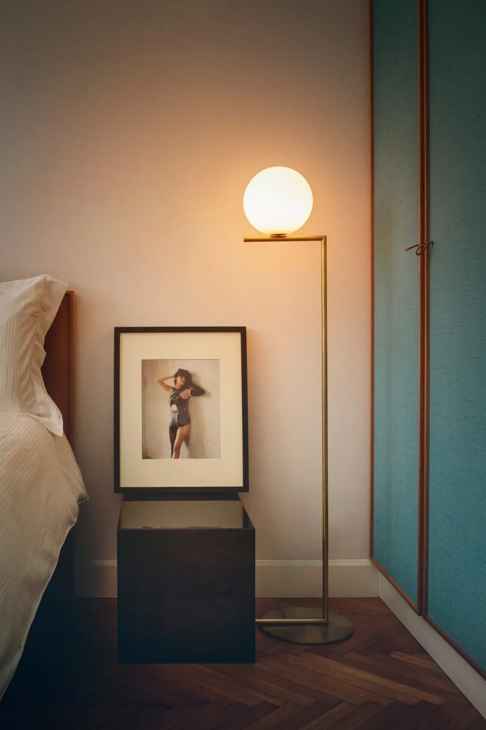 Flos Lampadaires>IC F1 Lampadaires Liseuses Doré