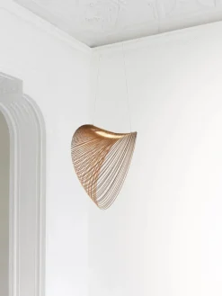 Luceplan Suspensions>Illan Suspensions LED Bois clair Ø80cm