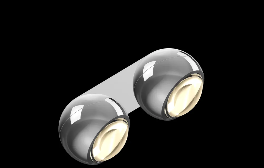 Occhio Spots|Plafonniers>IO Giro Doppio base blanche Plafonniers LED