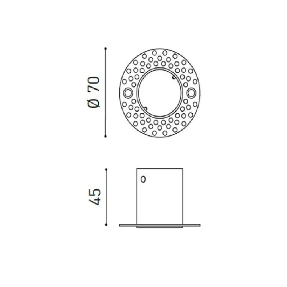 Arkos Light Accessoires>Kit De Montage Shot Light Trimless
