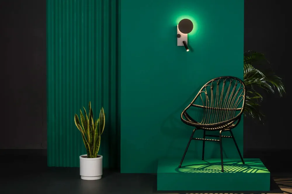 Faro Appliques>Klee avec lecteur LED Gauche Appliques Gris