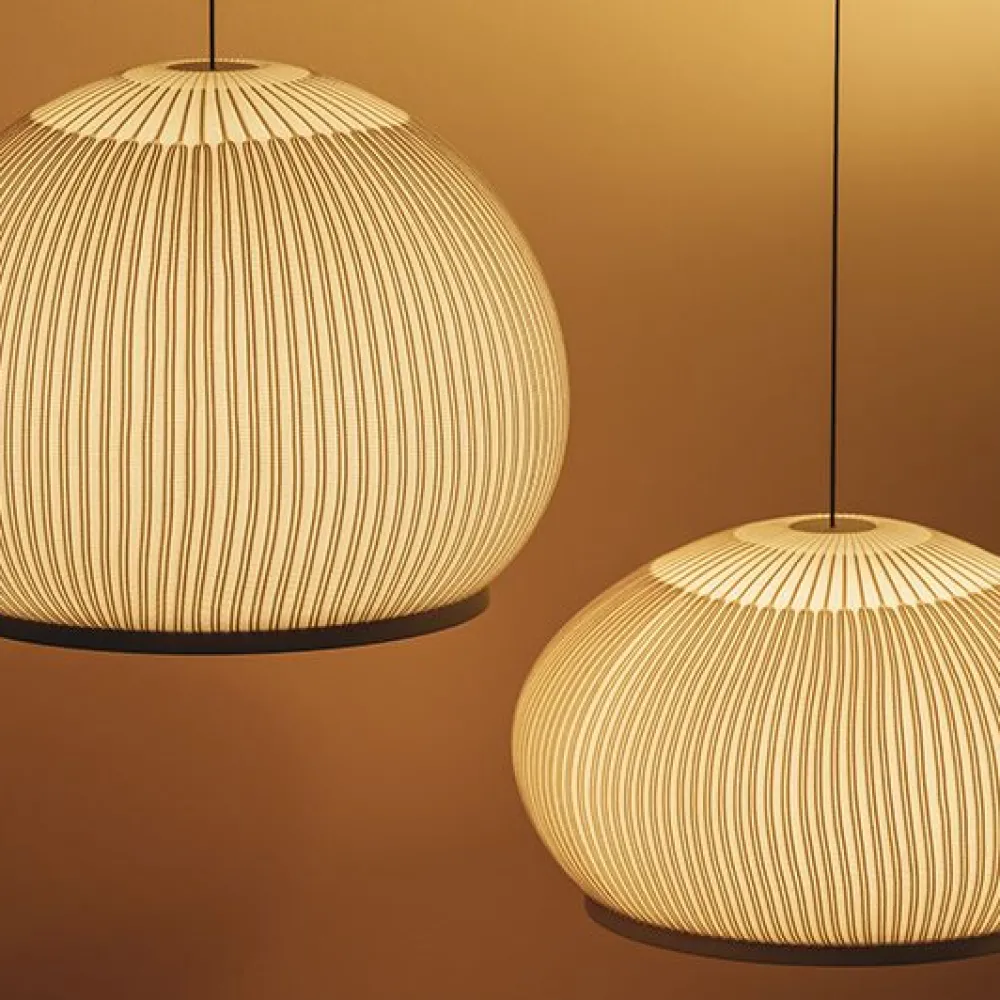 Vibia Suspensions>Knit 7455 Suspensions LED Beige