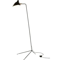 Serge Mouille Lampadaires>Lampadaire droit Noir