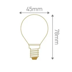 Girard Sudron Dimmables>LED 4W E14 sphérique dimmable 300 lumen 2700K mat